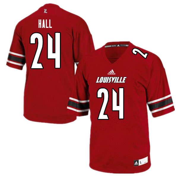 Women #24 Mitch Hall Louisville Cardinals College Football Jerseys Sale-White